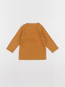 Vertbaudet - tee-shirt marron - 9 mois