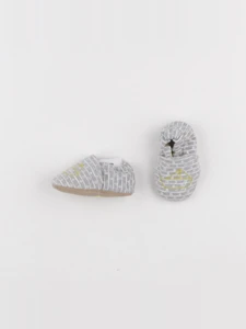 Vertbaudet - chaussons gris - pointure 18/19