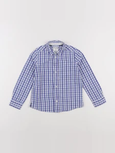 Jacadi - chemise bleu, blanc - 4 ans