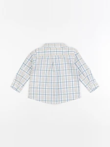 Gocco - chemise blanc, bleu - 6/9 mois