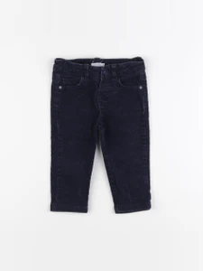 Boutchou - pantalon bleu - 9 mois