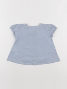 Vertbaudet - blouse bleu - 2 ans