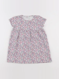 Vertbaudet - robe rose, violet - 4 ans
