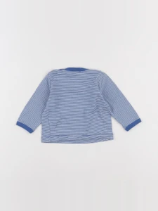 Petit Bateau - maillot de corps bleu - 6 mois