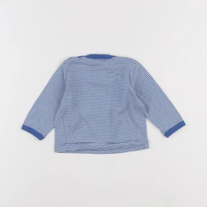 Petit Bateau - maillot de corps bleu - 6 mois