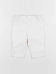 Cyrillus - pantalon blanc - 12 mois