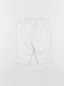 Cyrillus - pantalon blanc - 12 mois