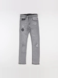 IKKS - jean gris - 8 ans
