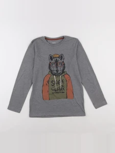 Vertbaudet - tee-shirt gris - 12 ans