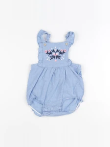 H&M - combinaison bleu - 12/18 mois