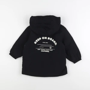 Zara - veste imprimé au dos noir - 12/18 mois