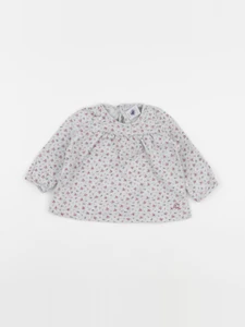 Petit Bateau - body rose - 6 mois