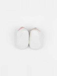 Tape à l'oeil - chaussons blanc - 3/6 mois