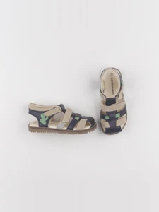 Vertbaudet - sandales beige, bleu - pointure 28
