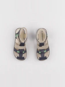 Vertbaudet - sandales beige, bleu - pointure 28
