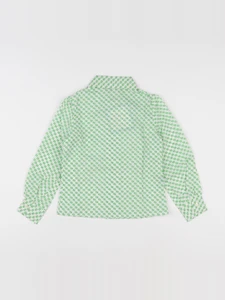 Vintage - chemise vert - 4/5 ans