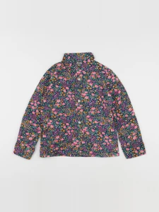 Vintage - chemise vert, rose - 6 ans