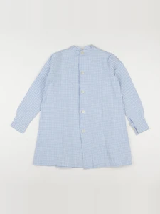 Vintage - robe bleu, blanc - 6 ans