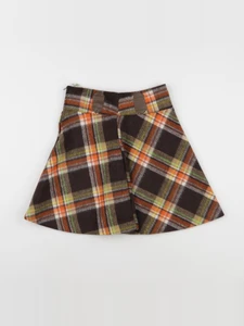 Vintage - jupe marron - 8 ans