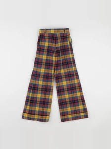 Vintage - pantalon jaune, bleu - 5 ans