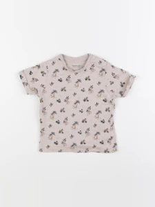 Vertbaudet - tee-shirt beige - 18 mois