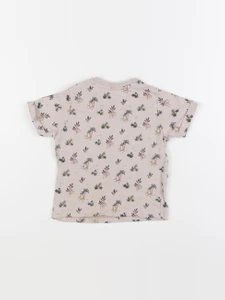 Vertbaudet - tee-shirt beige - 18 mois