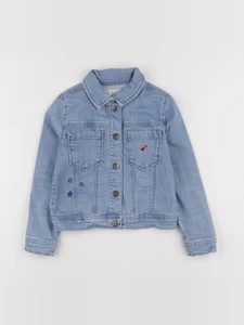 Vertbaudet - veste imprimé au dos bleu - 6 ans