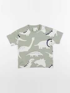 H&M - tee-shirt blanc, vert - 12/18 mois