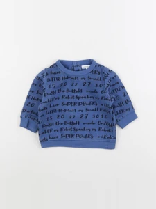 Vertbaudet - sweat bleu - 3 mois