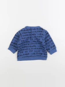 Vertbaudet - sweat bleu - 3 mois
