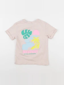 Okaidi - tee-shirt imprimé au dos rose - 6 ans