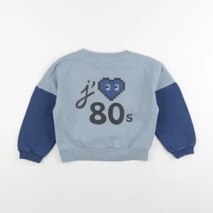 Emile et Ida - sweat bleu - 8 ans
