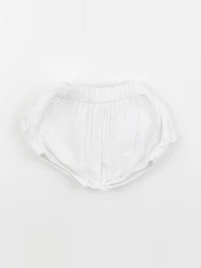Vertbaudet - bloomer volants au dos blanc - 1 mois