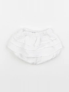 Vertbaudet - bloomer volants au dos blanc - 1 mois