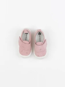 Vertbaudet - chaussons rose - pointure 19