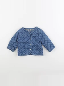 Vertbaudet - veste réversible bleu - 6 mois