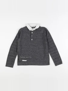 IKKS - polo imprimé au dos gris - 6 ans