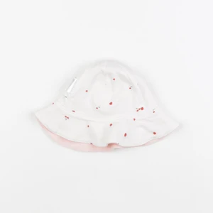 Vertbaudet - chapeau blanc, rose - 3 mois