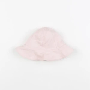 Vertbaudet - chapeau blanc, rose - 3 mois