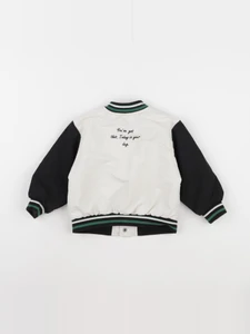 Zara - veste blanc, noir - 12/18 mois