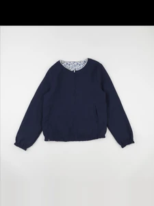 Okaidi - veste réversible blanc, bleu - 12 ans