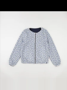 Okaidi - veste réversible blanc, bleu - 12 ans
