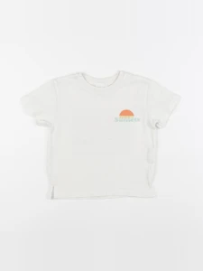 Zara - tee-shirt imprimé au dos beige - 3/6 mois