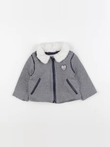 IKKS - veste imprimé au dos bleu - 12 mois