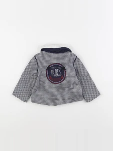 IKKS - veste imprimé au dos bleu - 12 mois