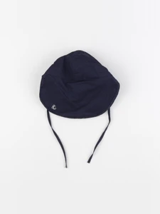 Petit Bateau - casquette bleu - 3/6 mois