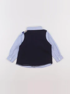IKKS - chemise bleu - 12 mois