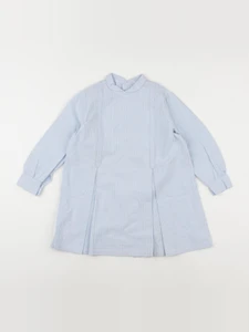 Vintage - robe blanc, bleu - 3 ans