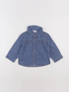 Vertbaudet - chemise bleu - 2 ans