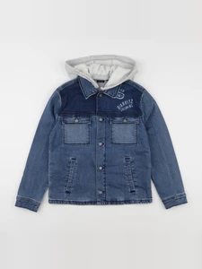 IKKS - veste imprimé au dos bleu - 10 ans